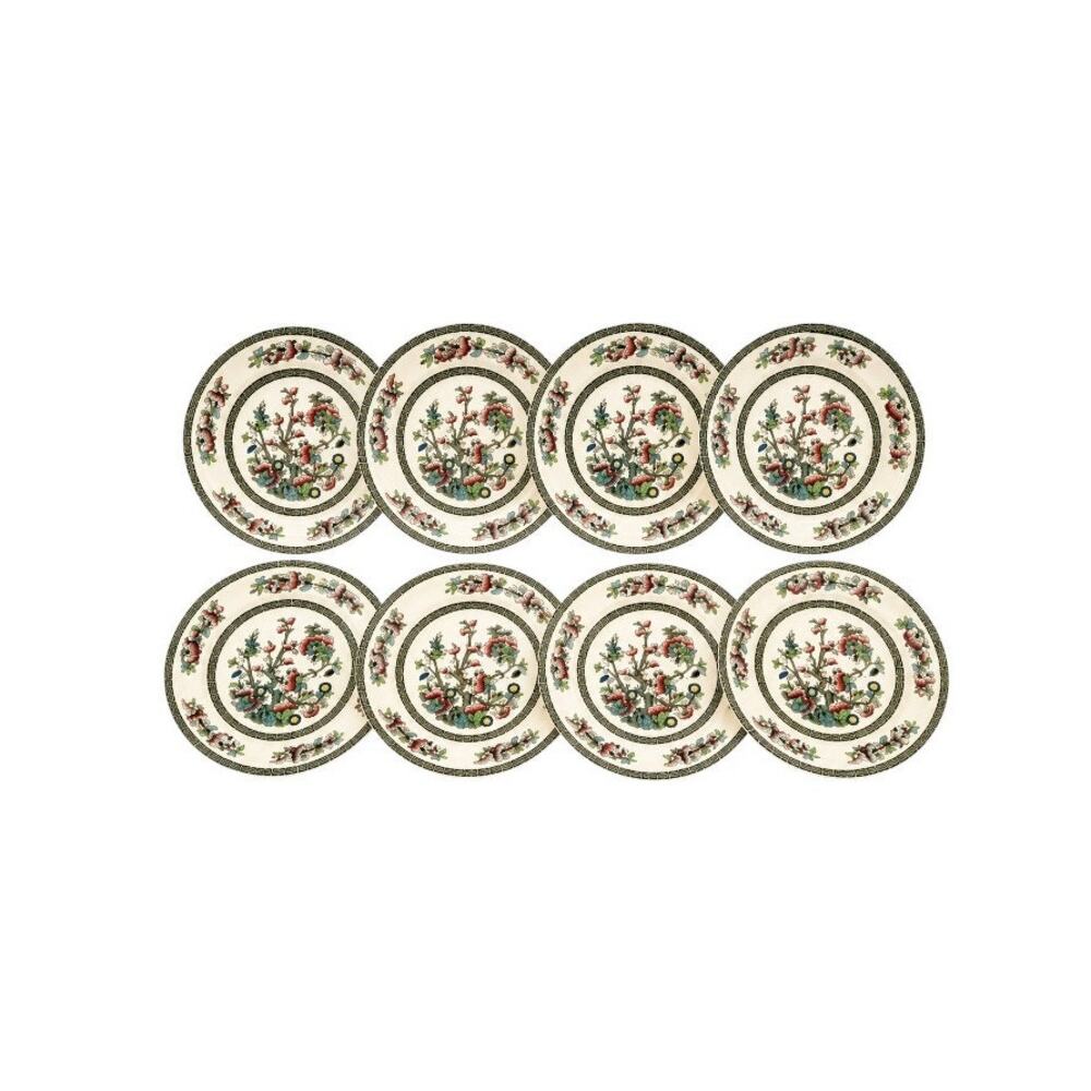 Johnson Brothers Indian Tree Bread Plates 6.25" Set of 8 Vintage England